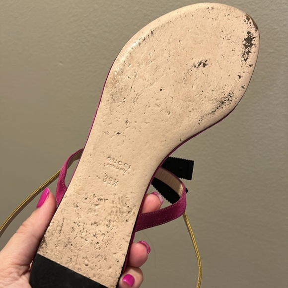 Gucci sandals, 39 1/2 - Picture 8 of 9